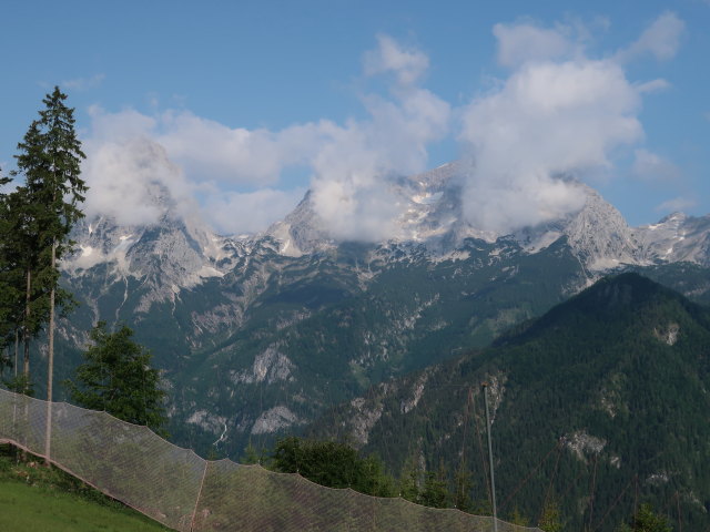 Spitzmauer und Großer Priel von der Panoramastraße Hinterstoder aus (9. Juni)