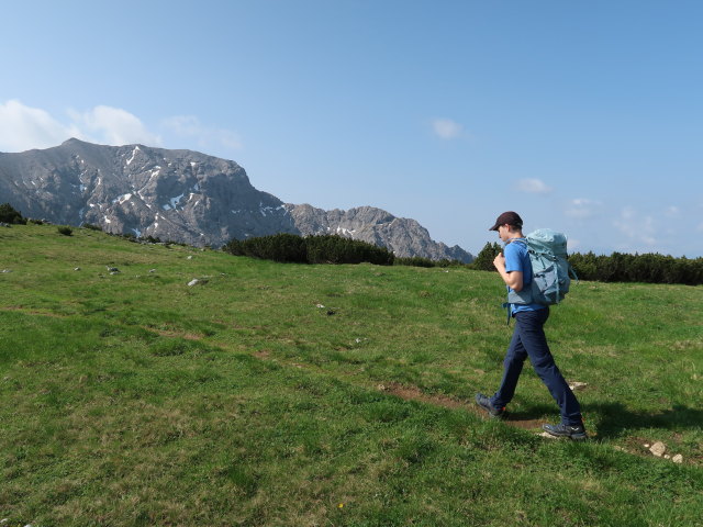 Tim zwischen Schafkögel und Hans-Rubenzucker-Steig (9. Juni)