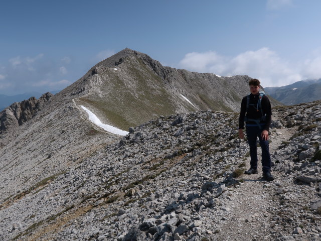 Tim zwischen Schrocken und Kaminspitz (9. Juni)