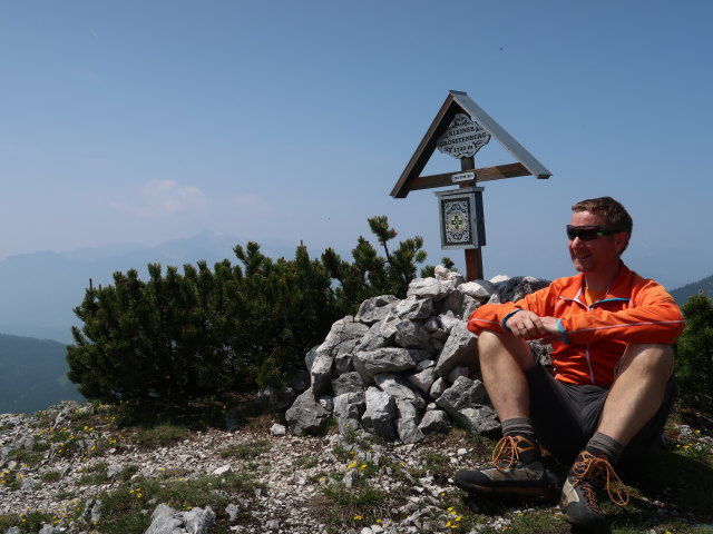 Ich am Kleinen Größtenberg, 1.720 m (10. Juni)