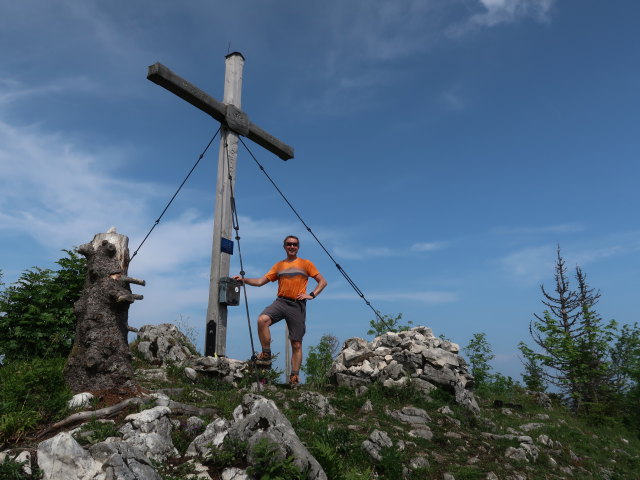 Ich am Trämpl, 1.424 m (10. Juni)
