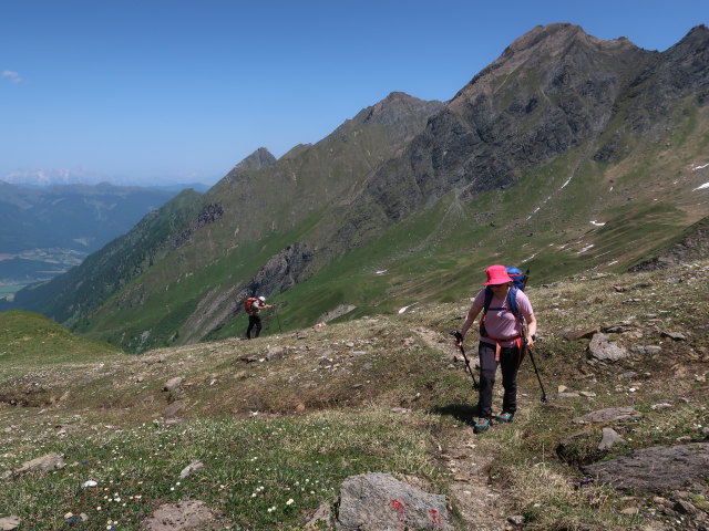 Reinhard und Irene am Krefelder Weg zwischen Hacklsee und Kleetörl (14. Juni)