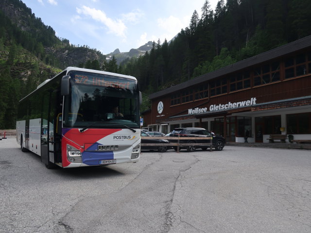 Talstation der Weißseebahn, 1.486 m (15. Juni)