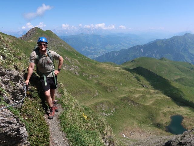 Christian zwischen Brandlscharte und Rettenzink (21. Juni)