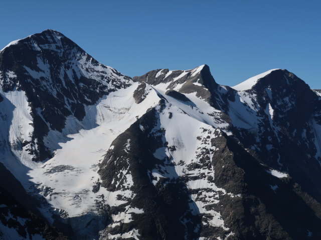 Großes Wiesbachhorn, Hinterer Bratschenkopf und Klockerin (22. Juni)
