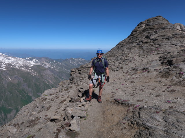 Christian zwischen Bauernbrachkopf und Hirzbachtörl (22. Juni)