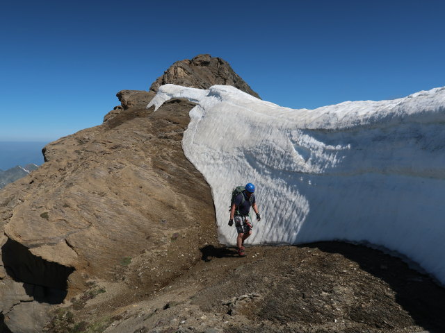Christian zwischen Bauernbrachkopf und Hirzbachtörl (22. Juni)