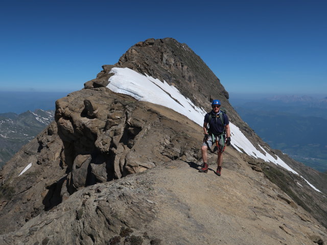 Christian zwischen Bauernbrachkopf und Hirzbachtörl (22. Juni)