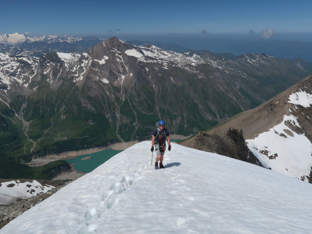 Christian zwischen Kleinem Tenn und Schneespitze (22. Juni)