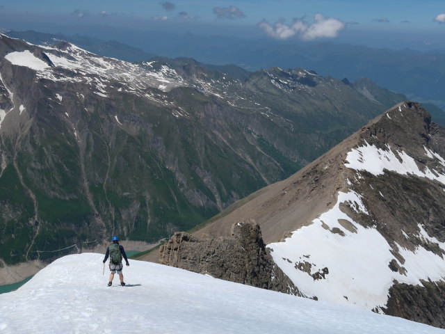 Christian zwischen Schneespitze und Kleinem Tenn (22. Juni)