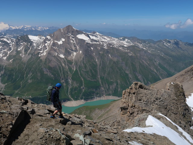 Christian zwischen Schneespitze und Kleinem Tenn (22. Juni)