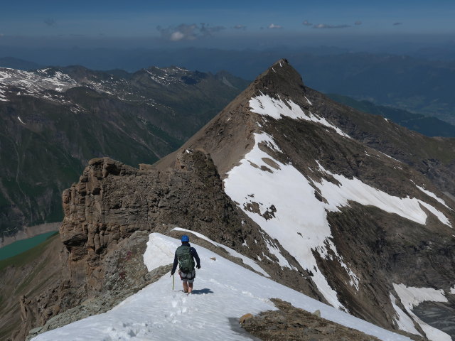 Christian zwischen Schneespitze und Kleinem Tenn (22. Juni)