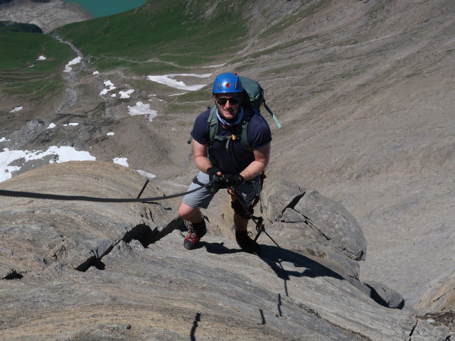 Christian zwischen Kleinem Tenn und Hirzbachtörl (22. Juni)