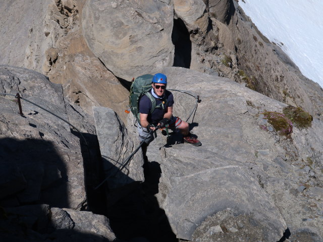 Christian zwischen Kleinem Tenn und Hirzbachtörl (22. Juni)