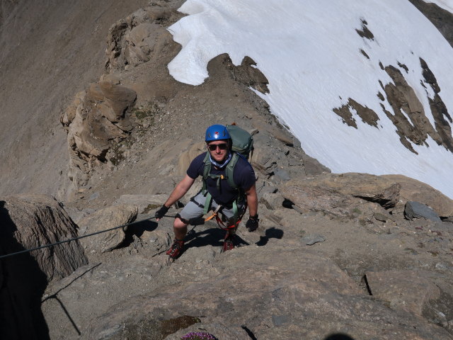 Christian zwischen Kleinem Tenn und Hirzbachtörl (22. Juni)