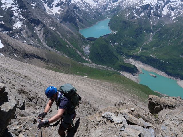 Christian am Gleiwitzer Höhenweg zwischen Kempsenkopf und Hauseben (22. Juni)
