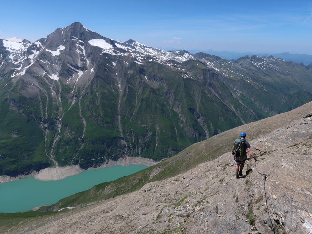 Christian am Gleiwitzer Höhenweg zwischen Kempsenkopf und Hauseben (22. Juni)