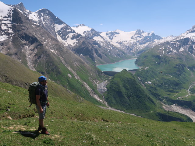 Christian am Gleiwitzer Höhenweg auf der Hauseben (22. Juni)