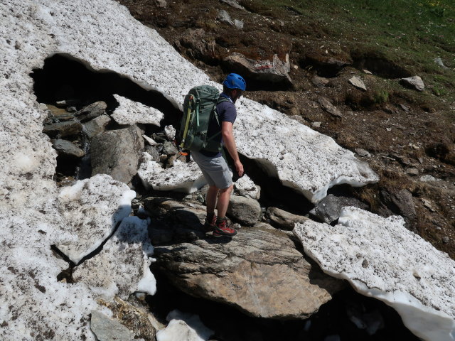 Christian am Gleiwitzer Höhenweg beim Karlbach (22. Juni)