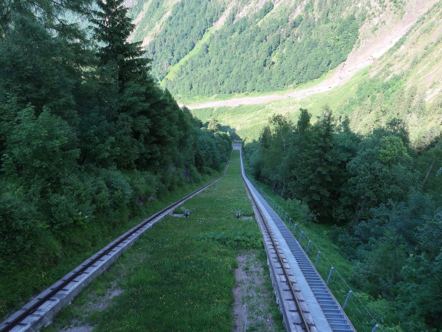 Lärchwand-Schrägaufzug (22. Juni)