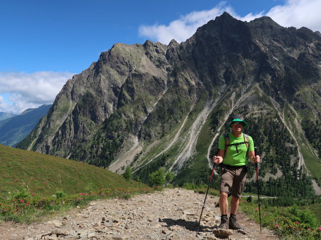 Aaron zwischen Schönbödele und Madatschkopf (28. Juni)