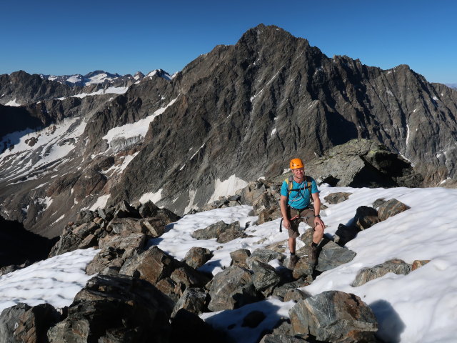 Aaron am Verpeilspitze-Normalweg (29. Juni)