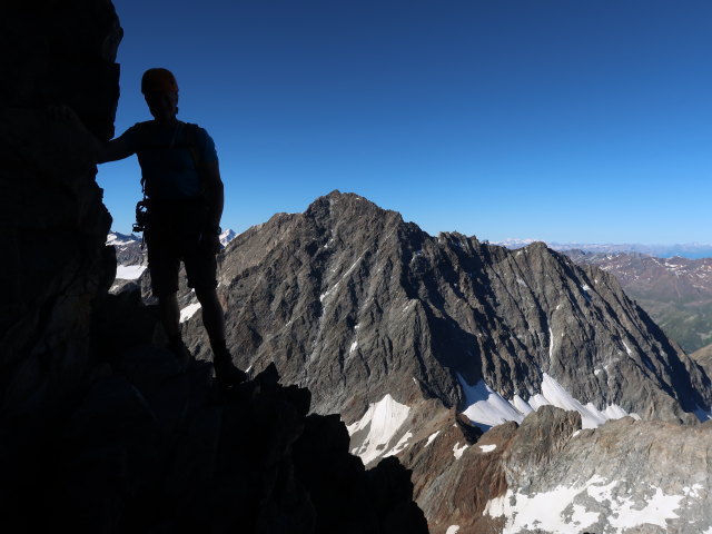 Aaron am Verpeilspitze-Normalweg (29. Juni)