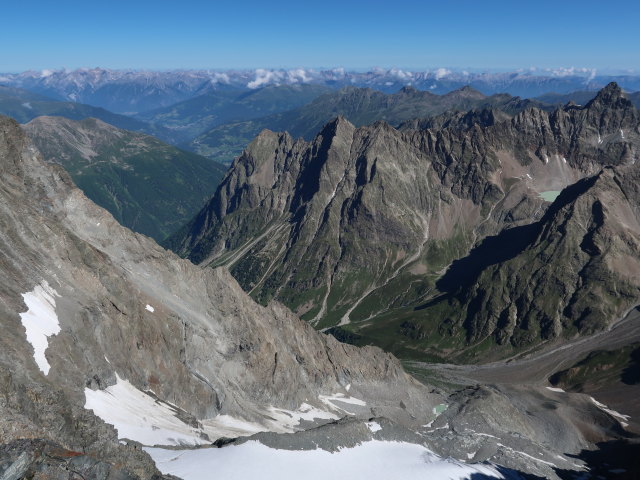Verpeiltal von der Verpeilspitze aus (29. Juni)
