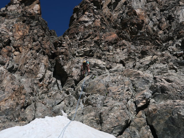 Aaron am Verpeilspitze-Normalweg (29. Juni)