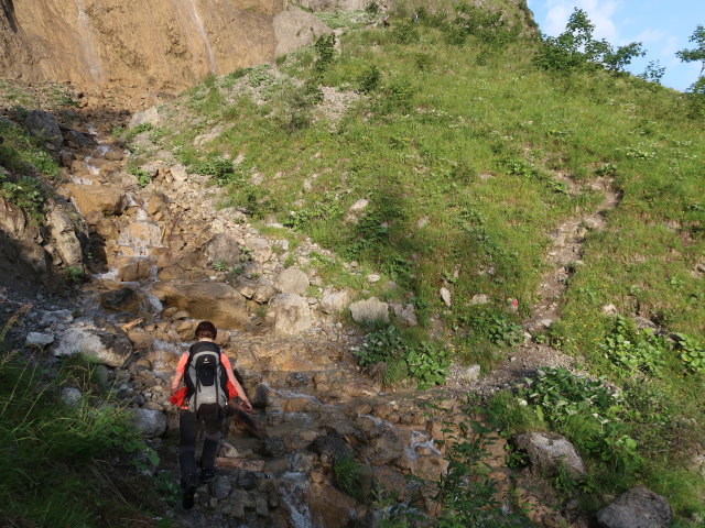 Carmen zwischen Dalaas in Klostertaler Klettersteig