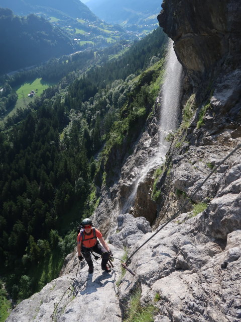 Klostertaler Klettersteig: Carmen im Abschnitt 2 'Bella Vista'