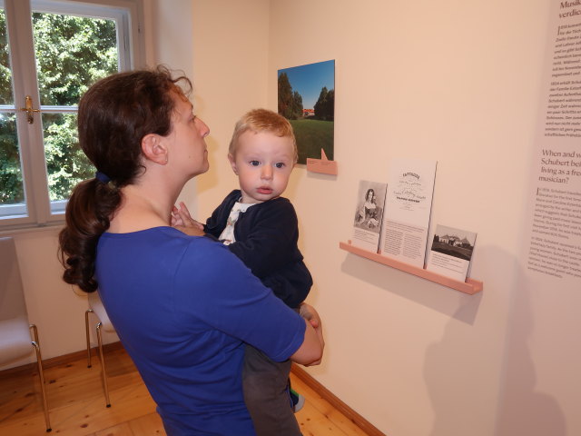 Sabine und Nils im Schubert-Museum