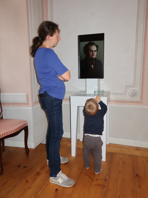 Sabine und Nils im Schubert-Museum