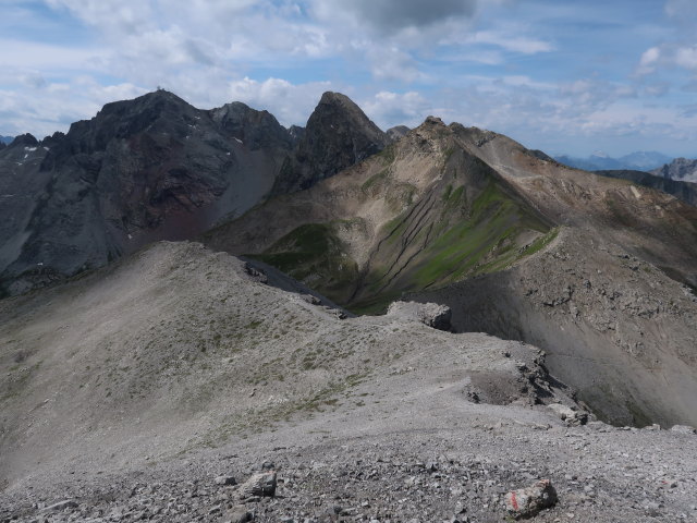 zwischen Fanggekarspitze und Stuttgarter Hütte (20. Juli)