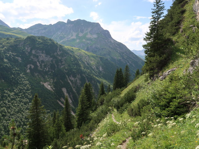 zwischen Monzabonalpe und Zürs (20. Juli)