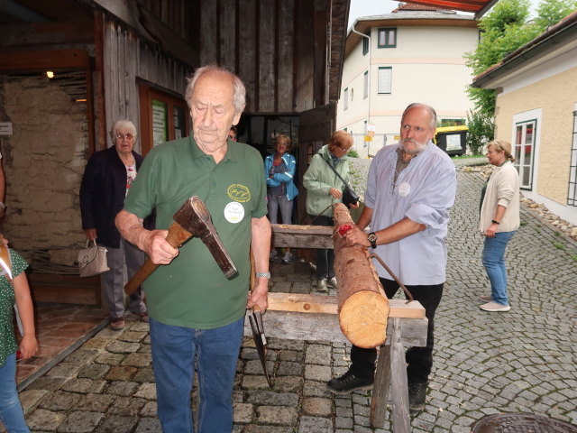 Lebendiges Handwerk: Zimmermann