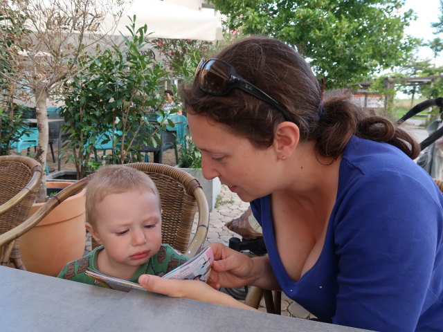 Nils und Sabine im Restaurant Portobello