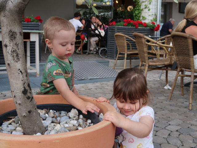 Nils, Marie und Elisabeth im Restaurant Portobello