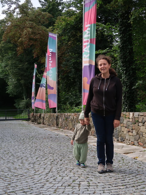 Nils und Sabine in der Ausstellung 'Träume ... träumen'