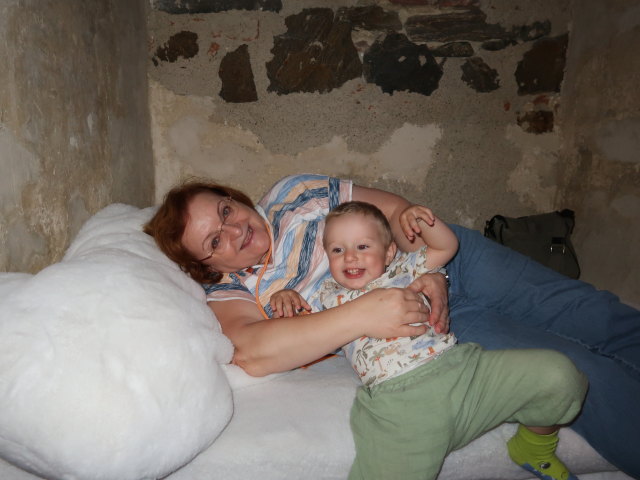 Brigitte und Nils in der Ausstellung 'Träume ... träumen'