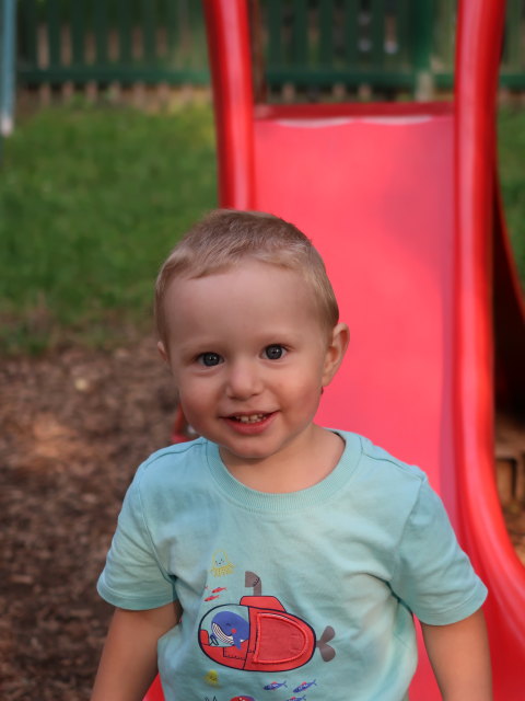 Nils am Erlebnisspielplatz Schloss Wolkersdorf
