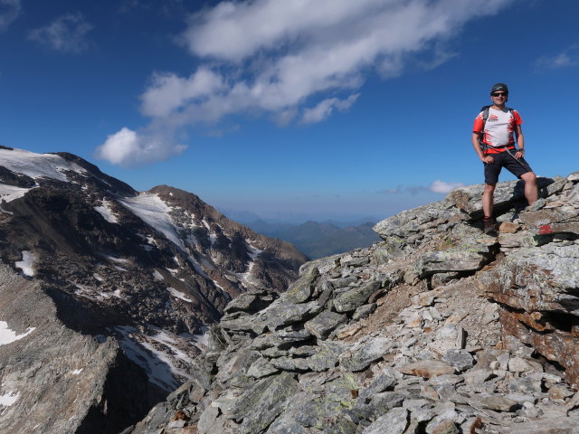 Ronald zwischen Südlicher Goldzechscharte und Goldzechkopf (8. Aug.)