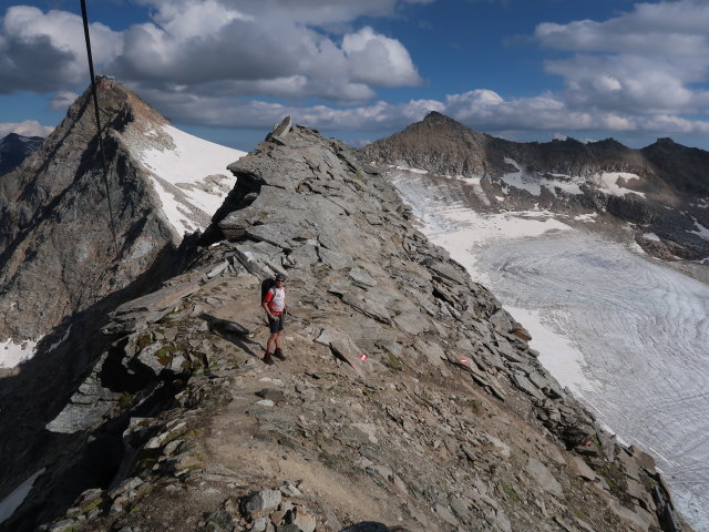 Ronald zwischen Goldzechkopf und Kleinfleißkees (8. Aug.)
