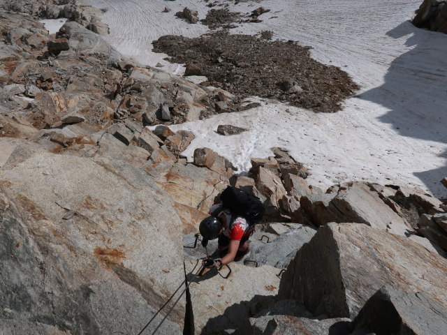 Ronald zwischen Goldzechkopf und Kleinfleißkees (8. Aug.)