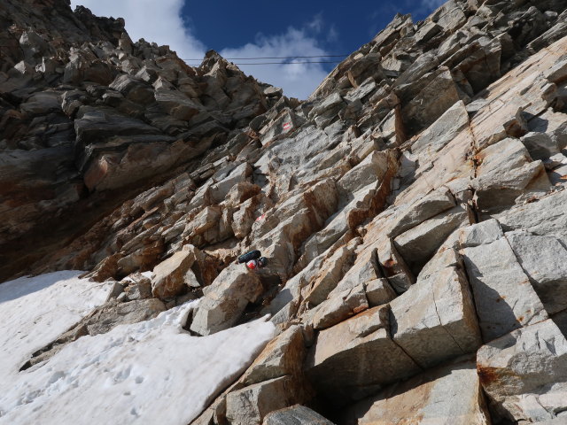 zwischen Goldzechkopf und Kleinfleißkees (8. Aug.)