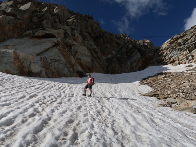 Ronald zwischen Goldzechkopf und Kleinfleißkees (8. Aug.)