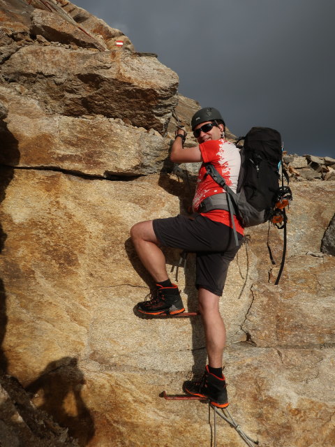 Ronald zwischen Kleinfleißkees und Zittelhaus, 3.106 m (8. Aug.)