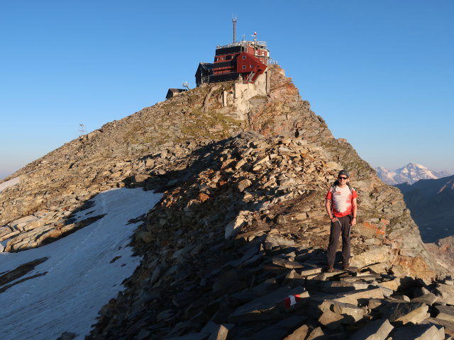 Ronald zwischen Hohem Sonnblick und Rojacherhütte (9. Aug.)