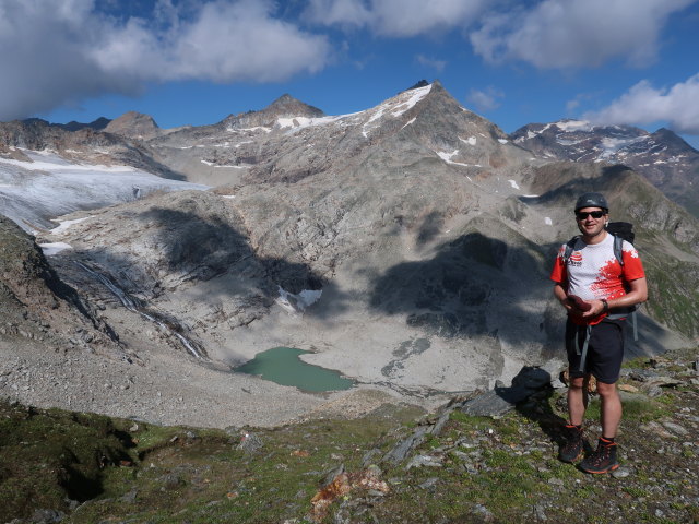 Ronald zwischen Hüttwinklache und Niederer Scharte (9. Aug.)