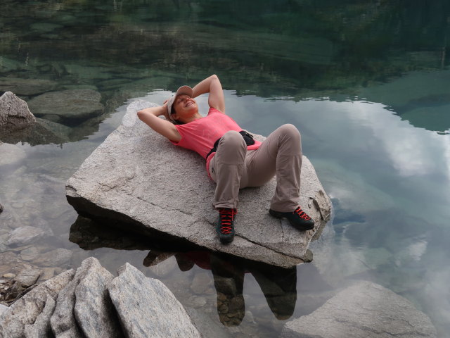 Melanie im Amertaler See, 2.279 m